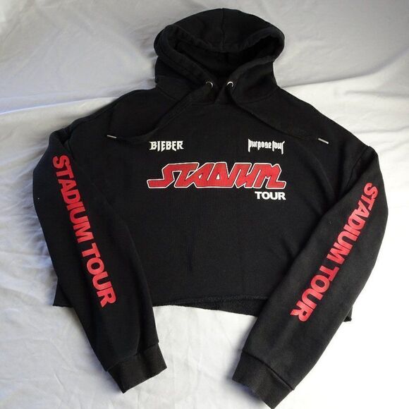 H&M Divided Justin Bieber Stadium Tour Cropped Sweater Size S - Picture 5 of 12